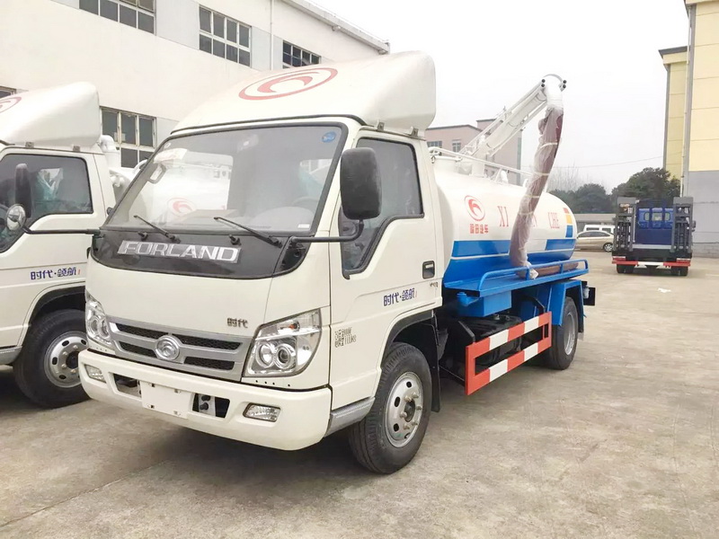 福田蓝牌3方吸粪车